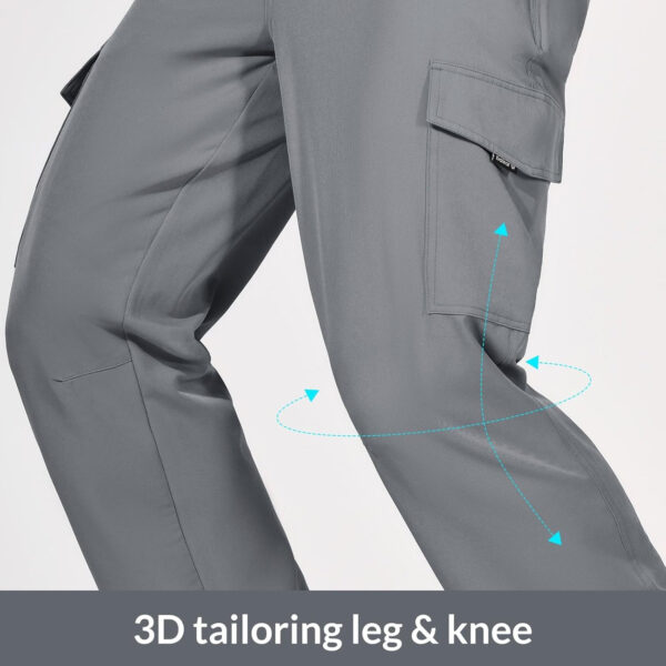 6899f7856df5192e2434a6b03689b3bea34b4425431409ac8ec99.jpg baleaf Men's Hiking Pants Water Resistant Cargo Quick Dry Travel Elastic Waist with Zip Pockets UPF 50+ for Work Running