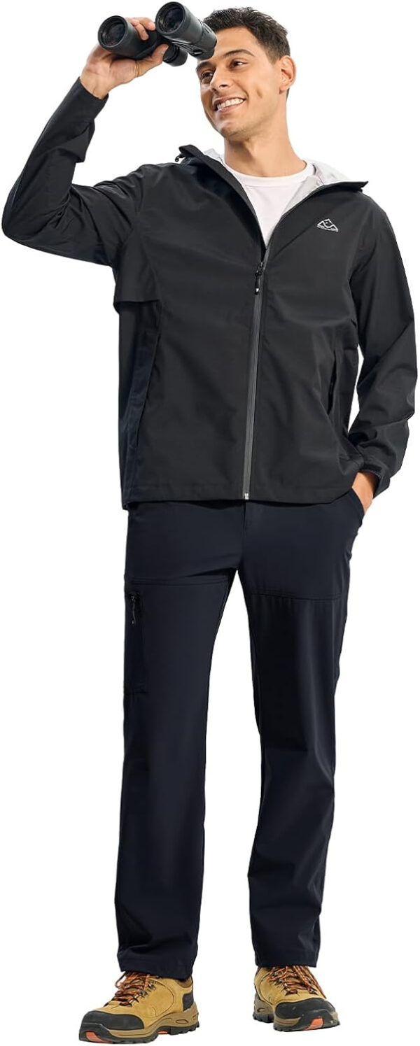 TBMPOY Men's Lightweight Hiking Pants Quick Dry 4 Pockets Stretch Water Resistant Travel Fishing Convertible Zip Cargo Jogger