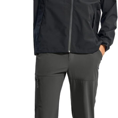 TBMPOY Men's Lightweight Hiking Pants Quick Dry 4 Pockets Stretch Water Resistant Travel Fishing Convertible Zip Cargo Jogger