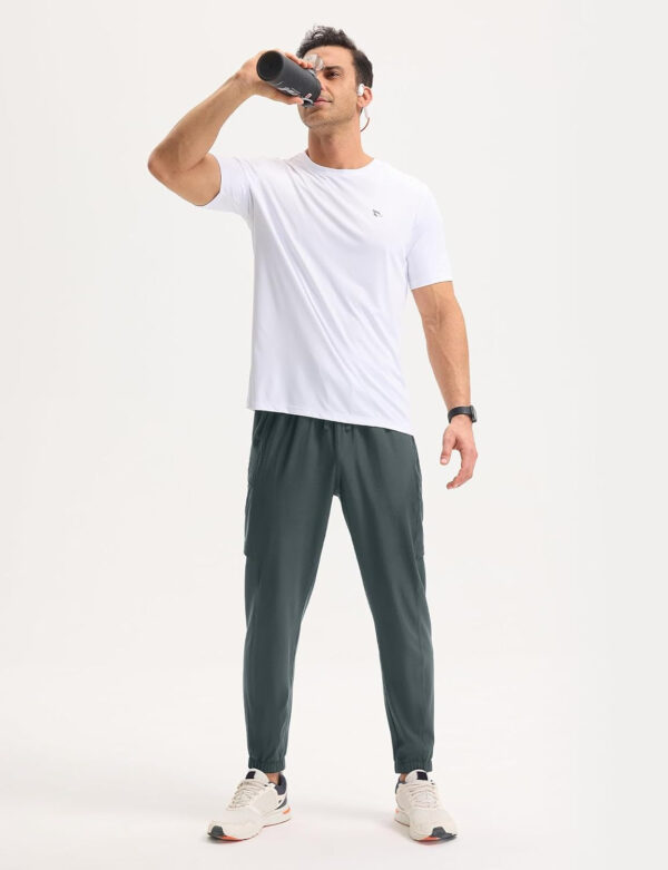 baleaf Men’s Hiking Pants Lightweight Quick Dry Joggers with Pockets Cargo Pants Water Resistant Breathable Jogger