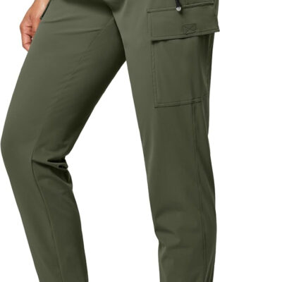 6899f8ed9092d5e790f62a10228fa216c122ec62d695b18c905c5.jpg IUGA Women's Hiking Pants Cargo Joggers for Women with Pockets Lightweight Stretchy Quick Dry Travel Athletic Outdoor UPF50+