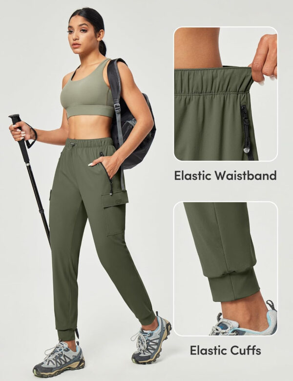 6899f8f1b55eeb9031aa84b5cff9105dda235a9358d8179d5596d.jpg IUGA Women's Hiking Pants Cargo Joggers for Women with Pockets Lightweight Stretchy Quick Dry Travel Athletic Outdoor UPF50+