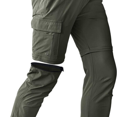 6899f959a5ff0ad0c8b7382383441cdae88fd94b9dd16a157de03.jpg Mens Hiking Convertible Pants Waterproof Lightweight Quick Dry Zip Off Fishing Travel Safari Outdoor Cargo Work