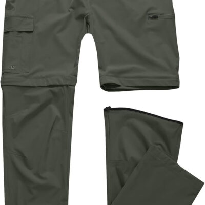 6899f95b0ceccacbaec1d4bd37a97df67de5e884e267a26baa002.jpg Mens Hiking Convertible Pants Waterproof Lightweight Quick Dry Zip Off Fishing Travel Safari Outdoor Cargo Work