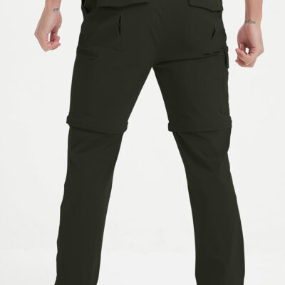 6899f960ec2d649d924c047209687d8f0fa2e01643679d2d1bb46.jpg Mens Hiking Convertible Pants Waterproof Lightweight Quick Dry Zip Off Fishing Travel Safari Outdoor Cargo Work