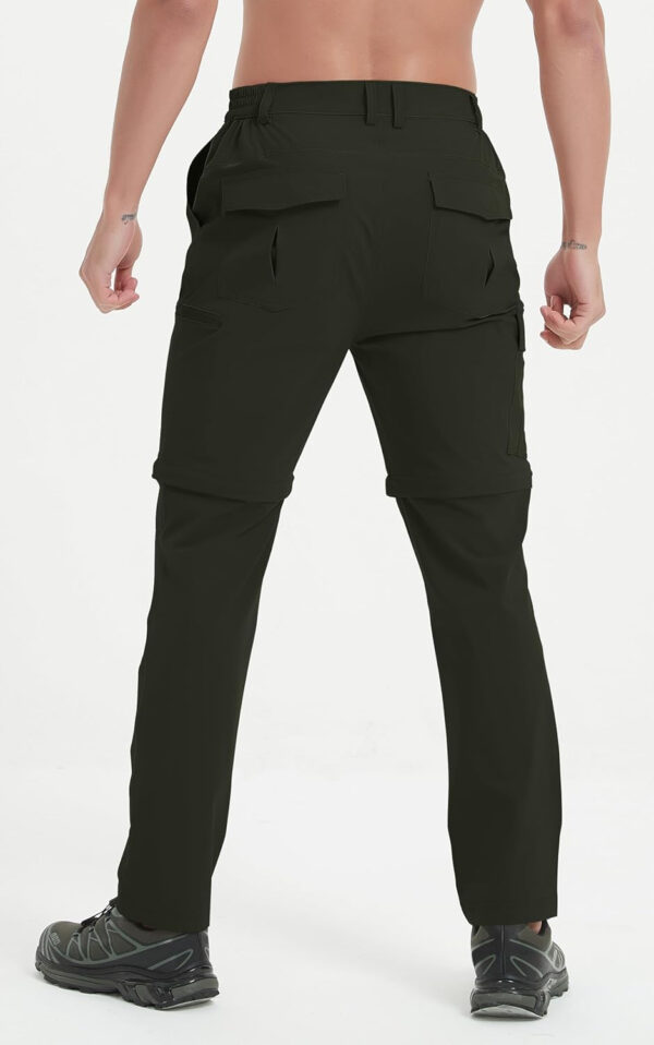 6899f960ec2d649d924c047209687d8f0fa2e01643679d2d1bb46.jpg Mens Hiking Convertible Pants Waterproof Lightweight Quick Dry Zip Off Fishing Travel Safari Outdoor Cargo Work