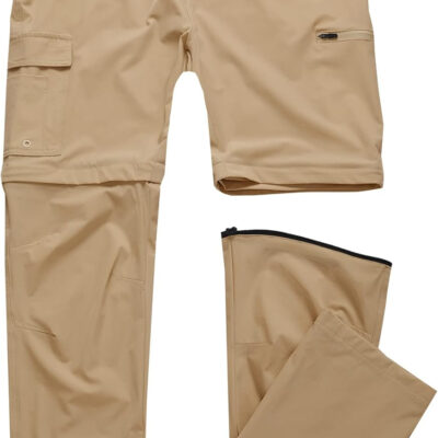 6899f96b3232cb0f5b8198566774b9c23bd94e95bd011de3e21b6.jpg Mens Hiking Convertible Pants Waterproof Lightweight Quick Dry Zip Off Fishing Travel Safari Outdoor Cargo Work