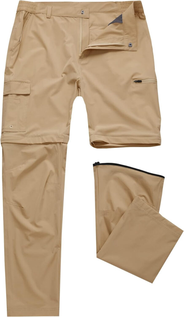 6899f96b3232cb0f5b8198566774b9c23bd94e95bd011de3e21b6.jpg Mens Hiking Convertible Pants Waterproof Lightweight Quick Dry Zip Off Fishing Travel Safari Outdoor Cargo Work