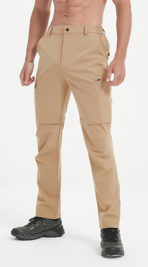 6899f9706f58d93de941697976726188e65e263e8e8e3230bca3c.jpg Mens Hiking Convertible Pants Waterproof Lightweight Quick Dry Zip Off Fishing Travel Safari Outdoor Cargo Work