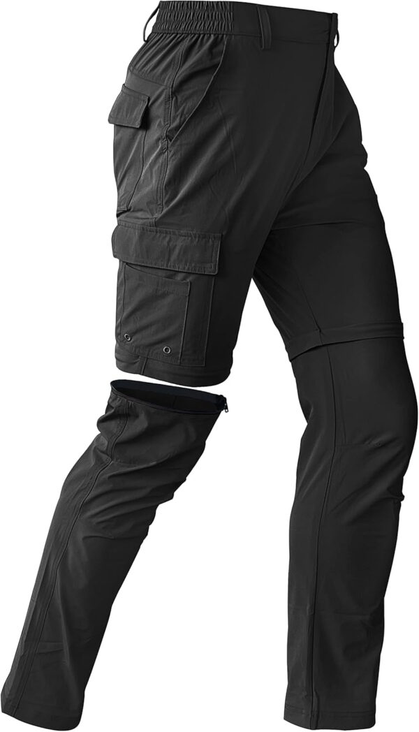 6899f972d39dd42742b4a5844af94769b4298d4c8eac97f7f6253.jpg Mens Hiking Convertible Pants Waterproof Lightweight Quick Dry Zip Off Fishing Travel Safari Outdoor Cargo Work
