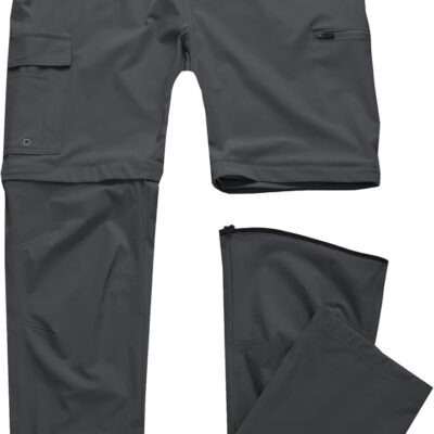 6899f97bf1704589adeee37f981afca5d6ab7419bb3956a731598.jpg Mens Hiking Convertible Pants Waterproof Lightweight Quick Dry Zip Off Fishing Travel Safari Outdoor Cargo Work