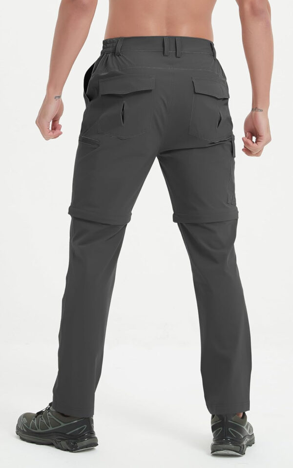 6899f981e31f34e4b174994d7a54b41a279f6aa0ae2387b9034e7.jpg Mens Hiking Convertible Pants Waterproof Lightweight Quick Dry Zip Off Fishing Travel Safari Outdoor Cargo Work