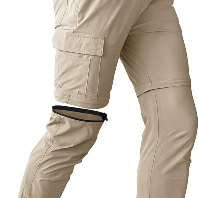 6899f9830ff262c082a88e112664ffaa0969192c10e4f0d520d47.jpg Mens Hiking Convertible Pants Waterproof Lightweight Quick Dry Zip Off Fishing Travel Safari Outdoor Cargo Work