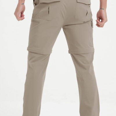 6899f98aa412c18421299f61df6c6f7dfd2657aa89a58ebe3a6b7.jpg Mens Hiking Convertible Pants Waterproof Lightweight Quick Dry Zip Off Fishing Travel Safari Outdoor Cargo Work