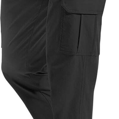 MOURCE Mens Hiking Pants Lightweight - Quick Dry Water Resistant Travel Pants with 7 Pockets for Camping Fishing Outdoor