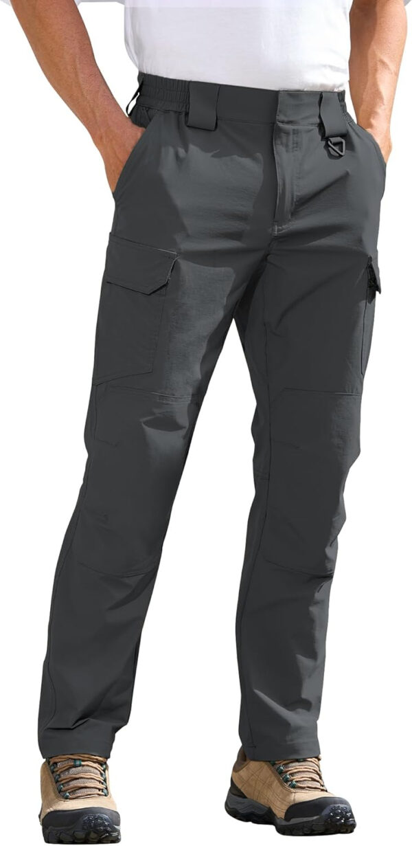 6899fab0ab6ec047af18422bfb6ebbf2b558578aa4ce4f00be14c.jpg MOURCE Men's Lightweight Hiking Pants Quick Dry - Water Resistant Outdoor Cargo Pants for Men 7 Pockets