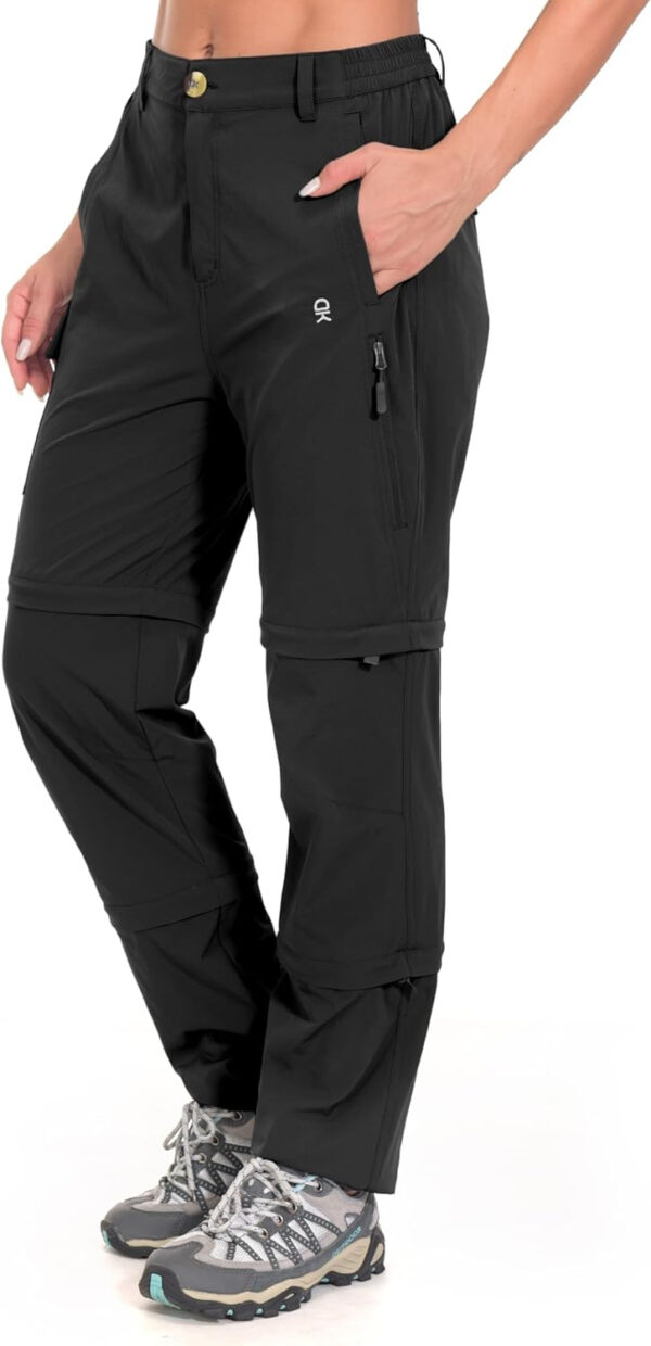 6899fb43dd114b440cab1cf0df41ad4f27f170dc7a5ad180b28c6.jpg Little Donkey Andy Women's Stretch Convertible Pants, Zip Off Quick Dry Hiking Pants