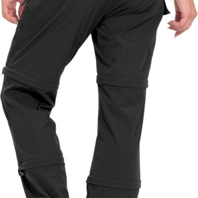6899fb477331904f3ed5d5c44e5d03ace6892e27e90476c0f93e7.jpg Little Donkey Andy Women's Stretch Convertible Pants, Zip Off Quick Dry Hiking Pants
