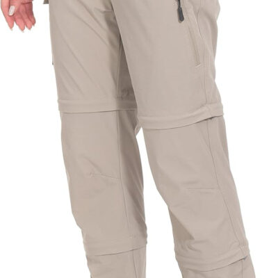6899fb4ccef9e54ce8819c1f7ddf7165ae3df1a500a3b7f3c961a.jpg Little Donkey Andy Women's Stretch Convertible Pants, Zip Off Quick Dry Hiking Pants