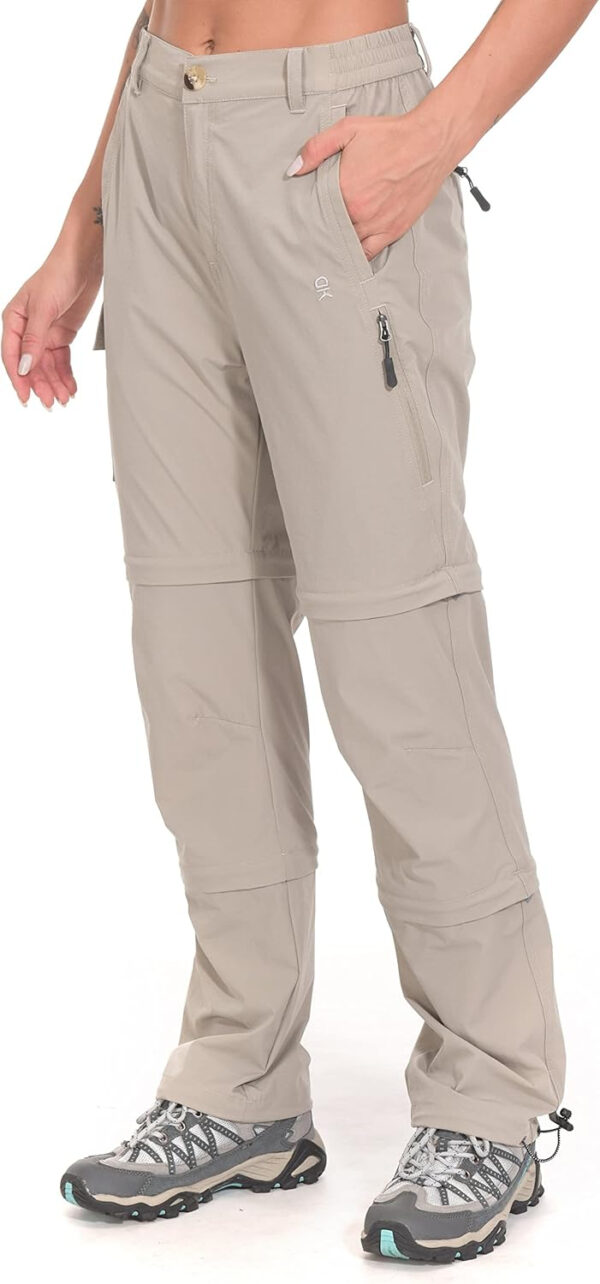 6899fb4ccef9e54ce8819c1f7ddf7165ae3df1a500a3b7f3c961a.jpg Little Donkey Andy Women's Stretch Convertible Pants, Zip Off Quick Dry Hiking Pants