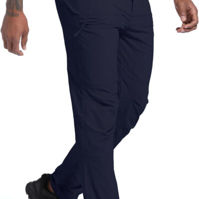 Men's Lightweight Hiking Cargo Pants Waterproof Quick Dry Travel Fishing Climbing Work Outdoor Pants