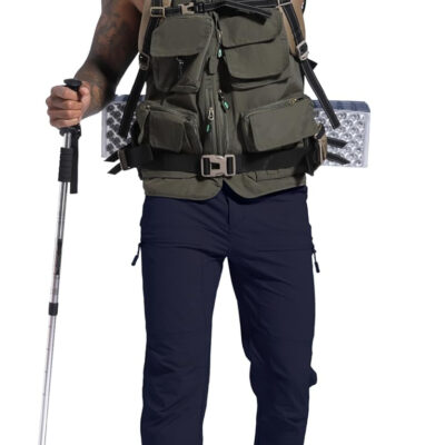 Men's Lightweight Hiking Cargo Pants Waterproof Quick Dry Travel Fishing Climbing Work Outdoor Pants