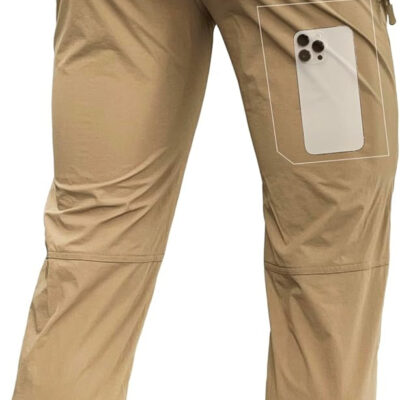 Men's Lightweight Hiking Cargo Pants Waterproof Quick Dry Travel Fishing Climbing Work Outdoor Pants