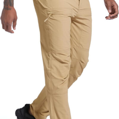 Men's Lightweight Hiking Cargo Pants Waterproof Quick Dry Travel Fishing Climbing Work Outdoor Pants