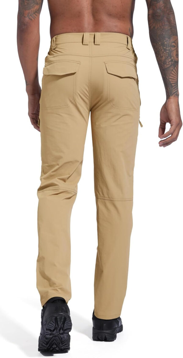 Men's Lightweight Hiking Cargo Pants Waterproof Quick Dry Travel Fishing Climbing Work Outdoor Pants