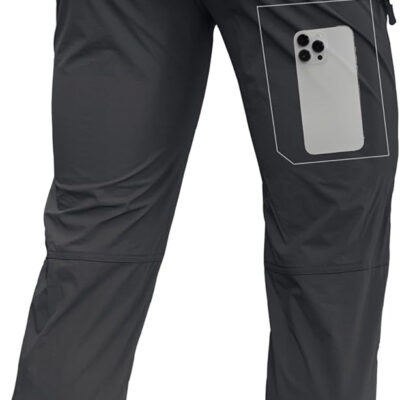 Men's Lightweight Hiking Cargo Pants Waterproof Quick Dry Travel Fishing Climbing Work Outdoor Pants