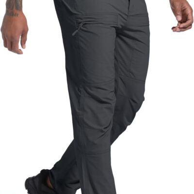 Men's Lightweight Hiking Cargo Pants Waterproof Quick Dry Travel Fishing Climbing Work Outdoor Pants