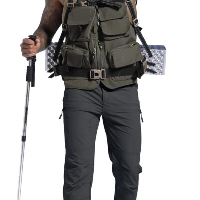 Men's Lightweight Hiking Cargo Pants Waterproof Quick Dry Travel Fishing Climbing Work Outdoor Pants