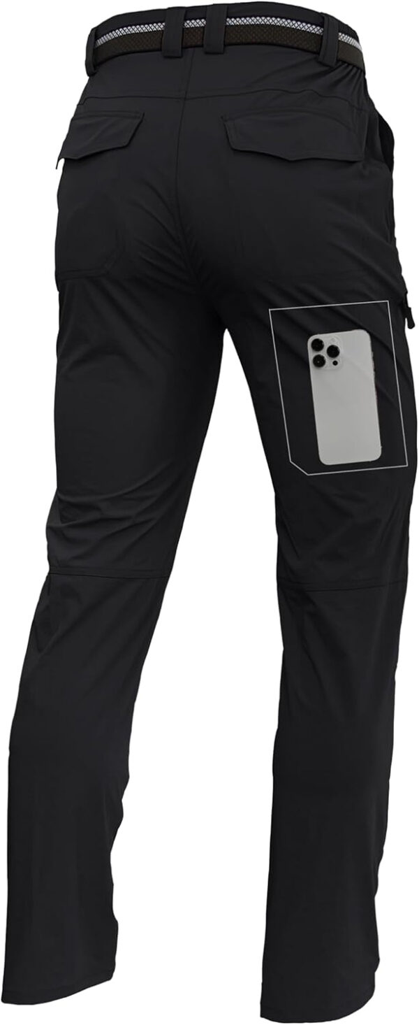 Men's Lightweight Hiking Cargo Pants Waterproof Quick Dry Travel Fishing Climbing Work Outdoor Pants