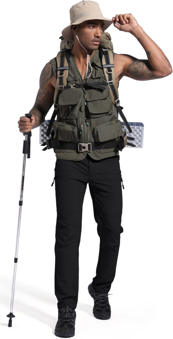 Men's Lightweight Hiking Cargo Pants Waterproof Quick Dry Travel Fishing Climbing Work Outdoor Pants