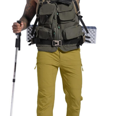 Men's Lightweight Hiking Cargo Pants Waterproof Quick Dry Travel Fishing Climbing Work Outdoor Pants