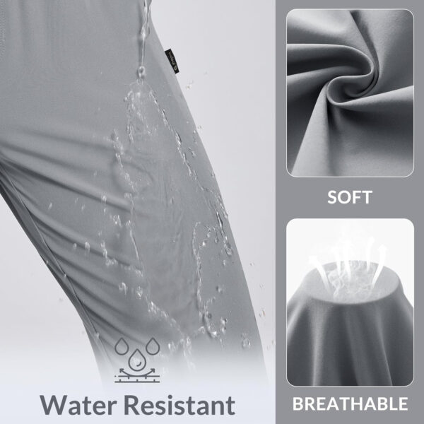 baleaf Women's Hiking Water Resistant Pants UPF Roll Up Convertible Capri Pant Quick Dry Zipper Pockets Travel Fishing