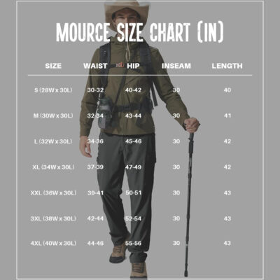 6899fde79812f1f8bffbc2791bc33579ad13080e95197bad94181.jpg MOURCE Hiking Pants Men Lightweight Quick Dry - Water Resistant Stretch Cargo Travel Pants for Men with 6 Pockets