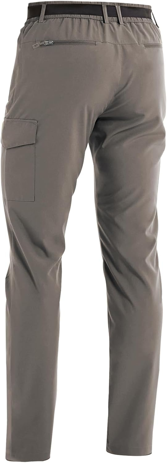 6899fdf35ecc8d56878ac27616ae249f25bfd6787e8f270565b90.jpg MOURCE Hiking Pants Men Lightweight Quick Dry - Water Resistant Stretch Cargo Travel Pants for Men with 6 Pockets