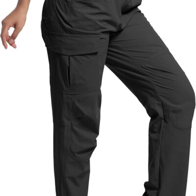 WENRONSTA Women's Hiking Cargo Pants Lightweight Quick Dry Waterproof UPF 50+ Camping Fishing Travel Outdoor Work Pants