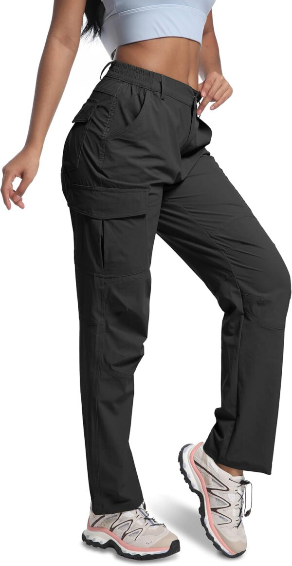 WENRONSTA Women's Hiking Cargo Pants Lightweight Quick Dry Waterproof UPF 50+ Camping Fishing Travel Outdoor Work Pants