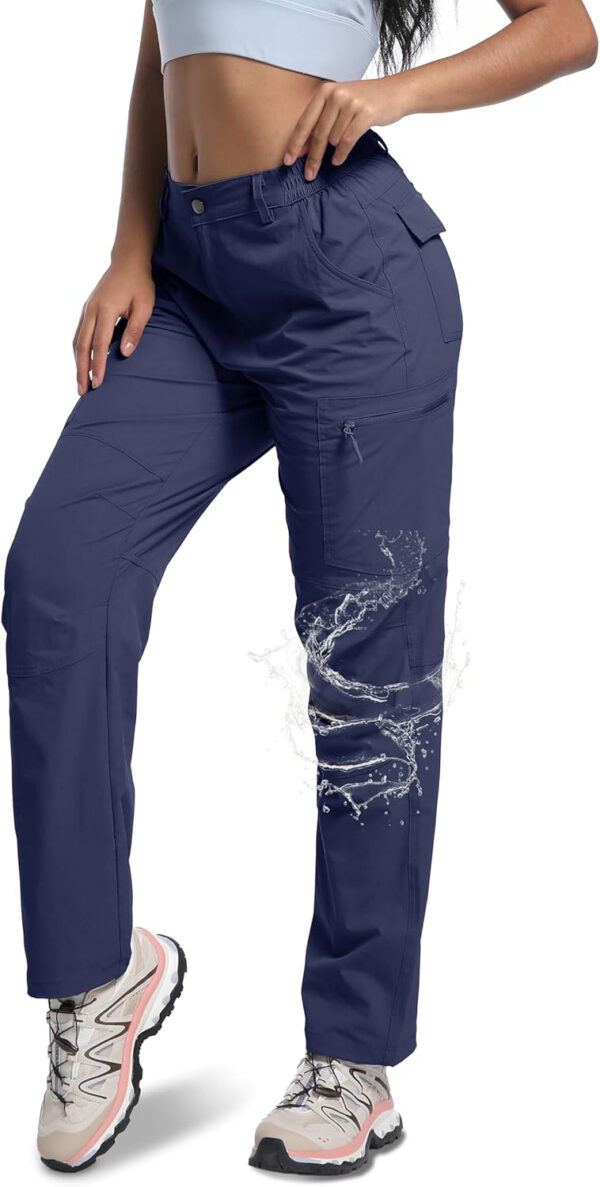 WENRONSTA Women's Hiking Cargo Pants Lightweight Quick Dry Waterproof UPF 50+ Camping Fishing Travel Outdoor Work Pants