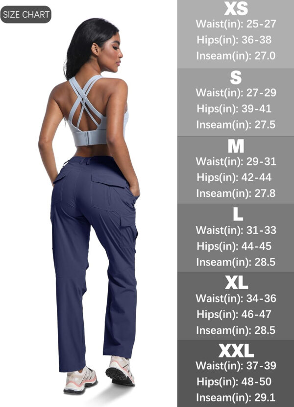 WENRONSTA Women's Hiking Cargo Pants Lightweight Quick Dry Waterproof UPF 50+ Camping Fishing Travel Outdoor Work Pants