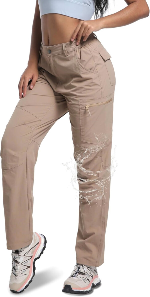 WENRONSTA Women's Hiking Cargo Pants Lightweight Quick Dry Waterproof UPF 50+ Camping Fishing Travel Outdoor Work Pants