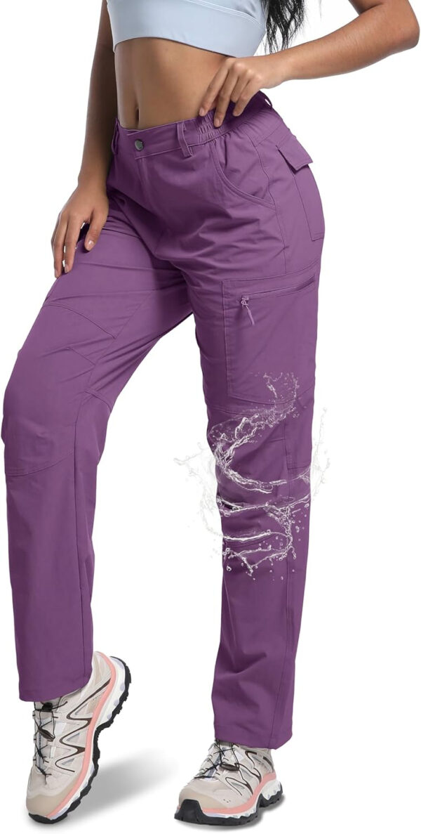 WENRONSTA Women's Hiking Cargo Pants Lightweight Quick Dry Waterproof UPF 50+ Camping Fishing Travel Outdoor Work Pants