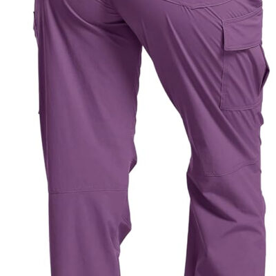 WENRONSTA Women's Hiking Cargo Pants Lightweight Quick Dry Waterproof UPF 50+ Camping Fishing Travel Outdoor Work Pants