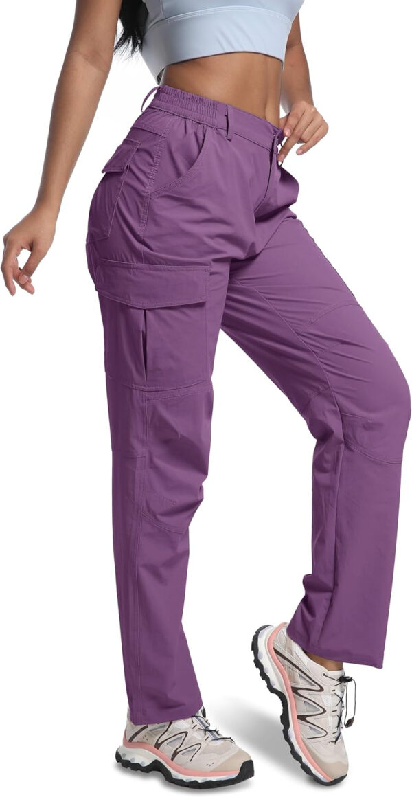 WENRONSTA Women's Hiking Cargo Pants Lightweight Quick Dry Waterproof UPF 50+ Camping Fishing Travel Outdoor Work Pants