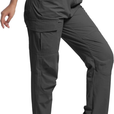 WENRONSTA Women's Hiking Cargo Pants Lightweight Quick Dry Waterproof UPF 50+ Camping Fishing Travel Outdoor Work Pants