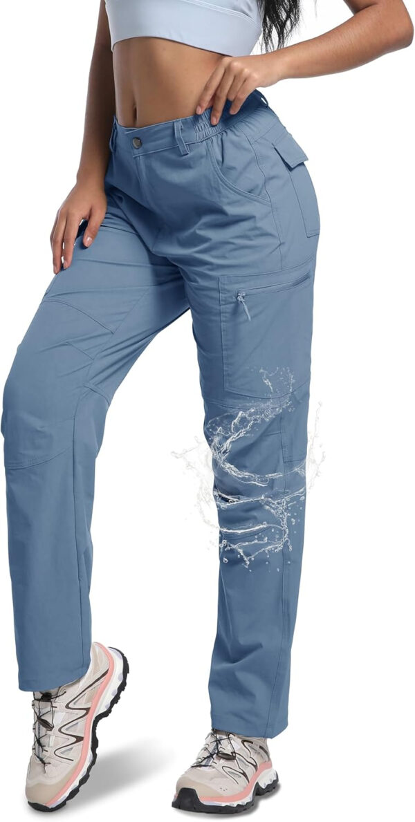 WENRONSTA Women's Hiking Cargo Pants Lightweight Quick Dry Waterproof UPF 50+ Camping Fishing Travel Outdoor Work Pants