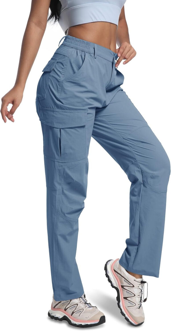 WENRONSTA Women's Hiking Cargo Pants Lightweight Quick Dry Waterproof UPF 50+ Camping Fishing Travel Outdoor Work Pants