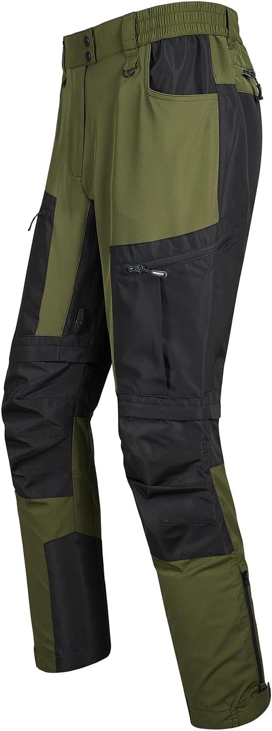 6899ff4d4fe4b10e5d8f3c91f5dab04b989dde154932c0092ebee.jpg fit space Men's Reinforced Hiking Pants Tapered Zip Off Trekking Pants Convertible Vented